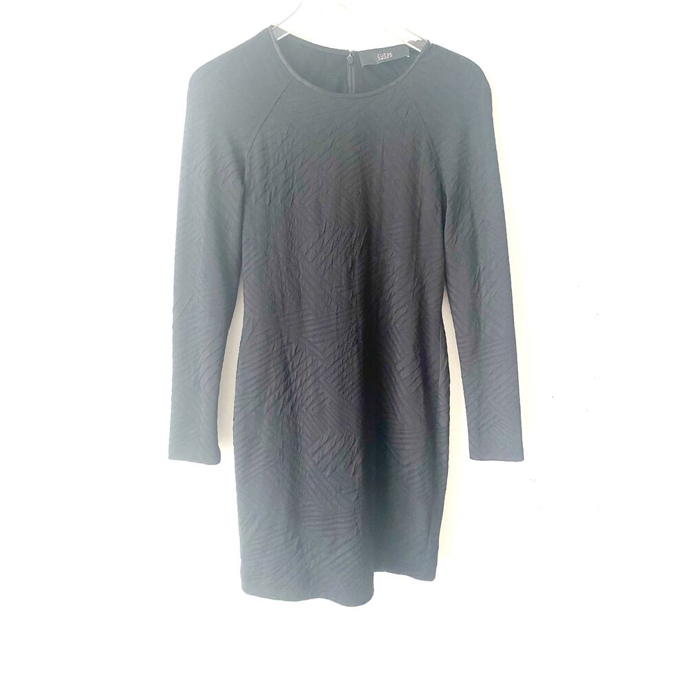 CUT25 BY YIGAL AZROUEL ENGINEERED JACQUARD KNIT DRESS OPEN BACK NWT SIZE 8